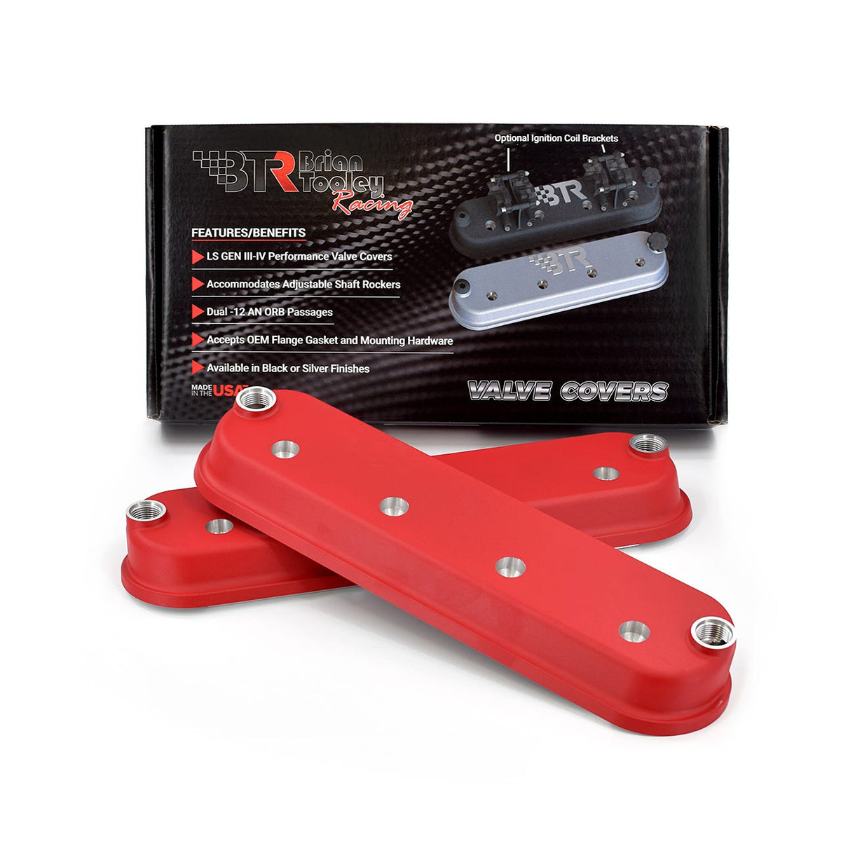 BTR LS Valve Cover Set Pair WITHOUT LOGO Glenn s Auto Performance btr-ls-valve-cover-set-pair-without-logo-glenn-s-auto-performance