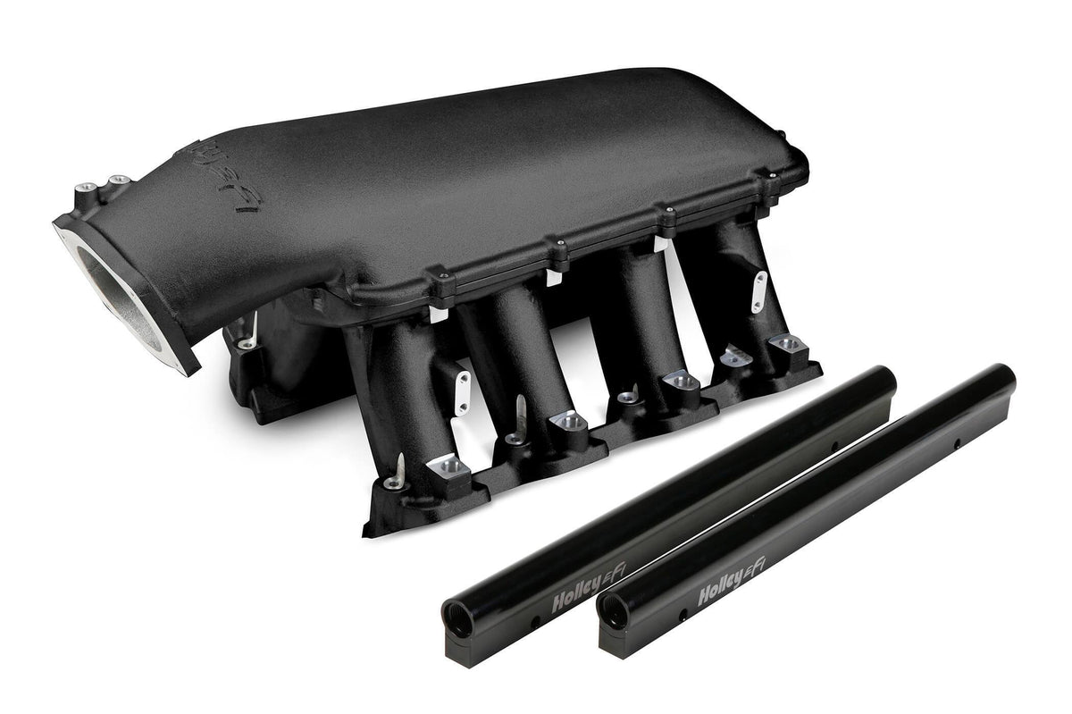 HOLLEY HI-RAM - (CATHEDRAL-105mm) BLACK 300-123BK – Glenn's Auto