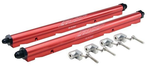 Brian Tooley Racing RED FAST BILLET FUEL RAIL KIT FOR LSX INTAKE
