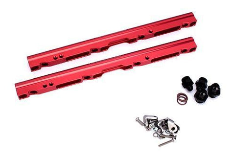 Brian Tooley Racing RED FAST LS1/LS6 BILLET FUEL RAIL KIT FOR LSXR INTAKE