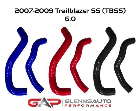 Glenn's Auto Performance 2007-2009 Trailblazer SS Silicone Radiator Hose Kit