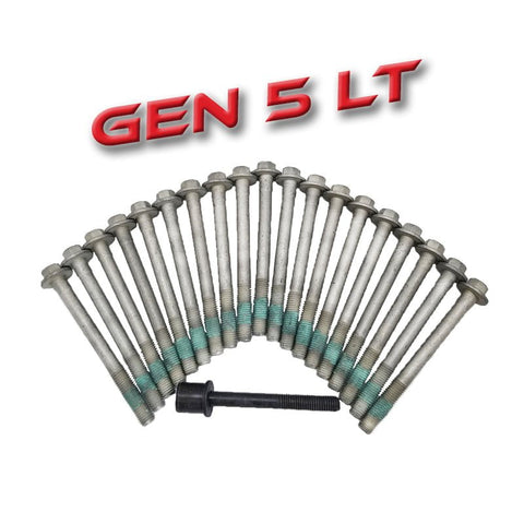 Glenn's Auto Performance PAIR of OE Style Cylinder Head Bolt Kits for 2014+ Gen 5 LT Engines