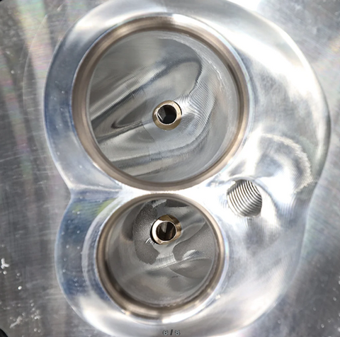 Mangum Racing 275cc CNC Ported 11 Degree LS3 Style 6-Bolt Heads PAIR - Assembled