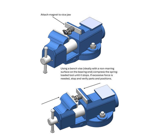 BTR Rocker Arm Trunnion Bearing Install Tool
