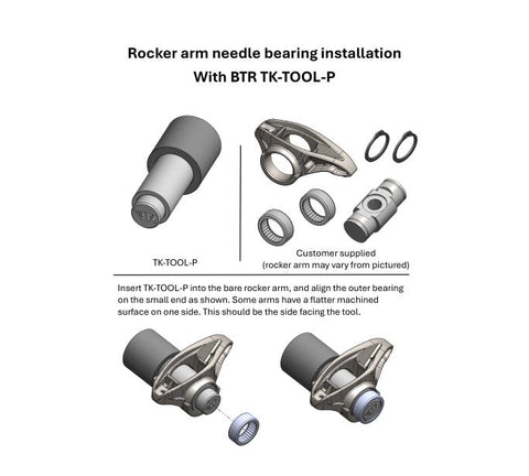 BTR Rocker Arm Trunnion Bearing Install Tool