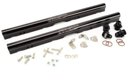 FAST BLACK FAST LS1/LS6 BILLET FUEL RAIL KIT FOR LSXR INTAKE