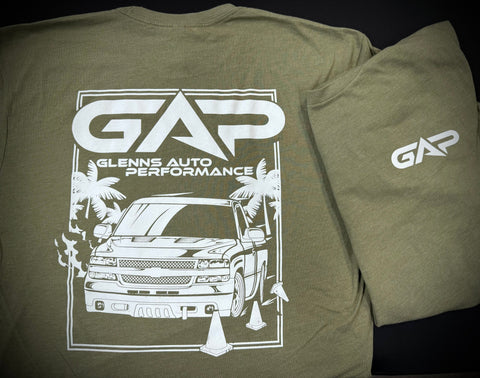 GAP Autocross Truck T-Shirt (Light Olive)