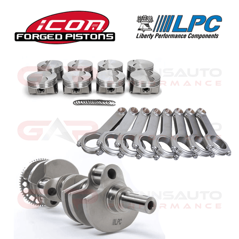ICON GAP "Low Buck" Forged 408ci Stroker Kit / Rotating Assembly Gen 3/4 LS
