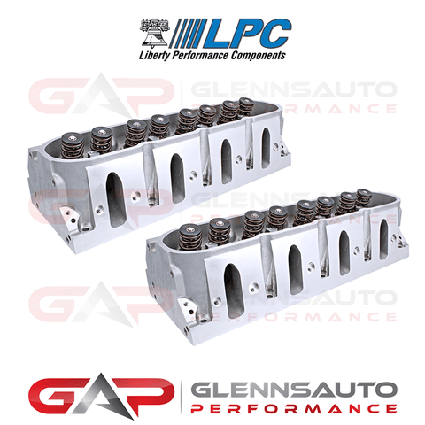 LPC LPC 225cc As Cast Cathedral Port Cylinder Heads PAIR - Assembled