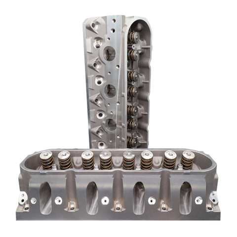 Mangum Racing 229cc LS1 Style CNC Ported Cathedral Cylinder Heads PAIR - Assembled - 4 Bolt