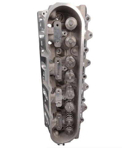 Mangum Racing 235cc CNC Ported Cathedral Cylinder Heads PAIR - Assembled - 6 Bolt