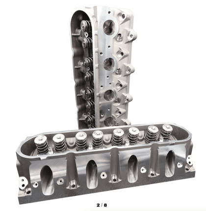 Mangum Racing Mangum Racing 235cc CNC Ported Cathedral Cylinder Heads PAIR - Assembled - 6 Bolt