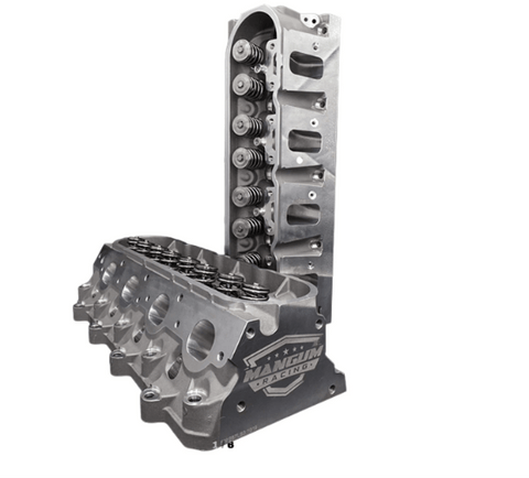 Mangum Racing 267cc CNC Ported LS3 Style 6-Bolt Heads PAIR - Assembled
