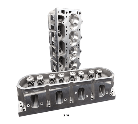 Mangum Racing 275cc CNC Ported 11 Degree LS3 Style 6-Bolt Heads PAIR - Assembled