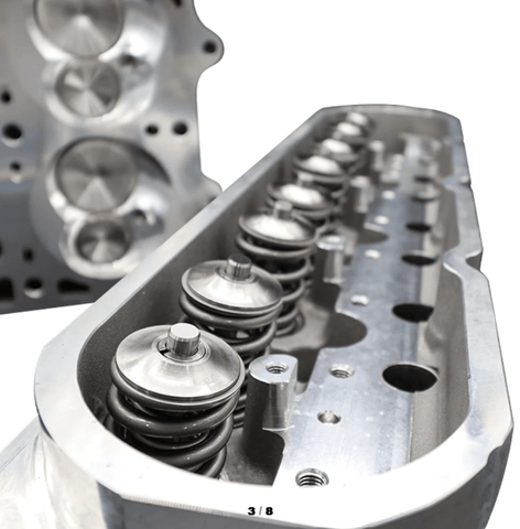 Mangum Racing 275cc CNC Ported 11 Degree LS3 Style 6-Bolt Heads PAIR - Assembled