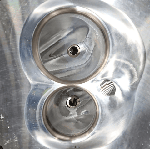 Mangum Racing 275cc CNC Ported 11 Degree LS3 Style 6-Bolt Heads PAIR - Assembled