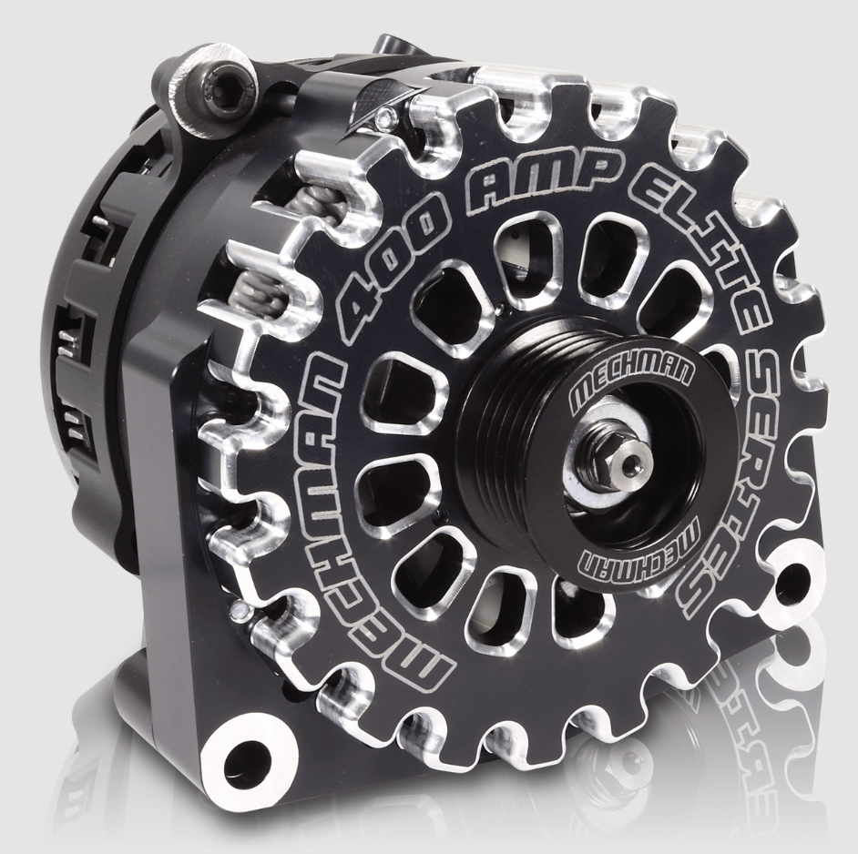 Mechman 400 Amp Elite Series Billet Alternator for 1999-2018 GM Truck