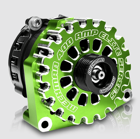 Mechman 400 Amp Elite Series Billet Alternator for 1999-2018 GM Truck