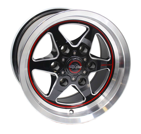 Race Star 15x10 (93-510853BM) 1999-2014+ GM Truck - 93 Truck Star (Black/Machined)