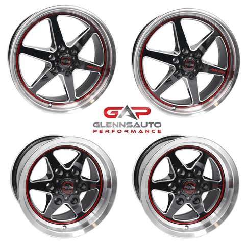 Race Star 1999-2014+ GM Truck 93 Truck Star 4-Wheel DragPak (Black/Machined)