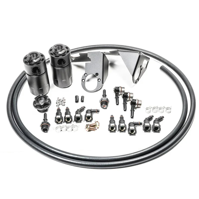 Radium Engineering Dual Catch Can Kit - 05-13 C6 Corvette