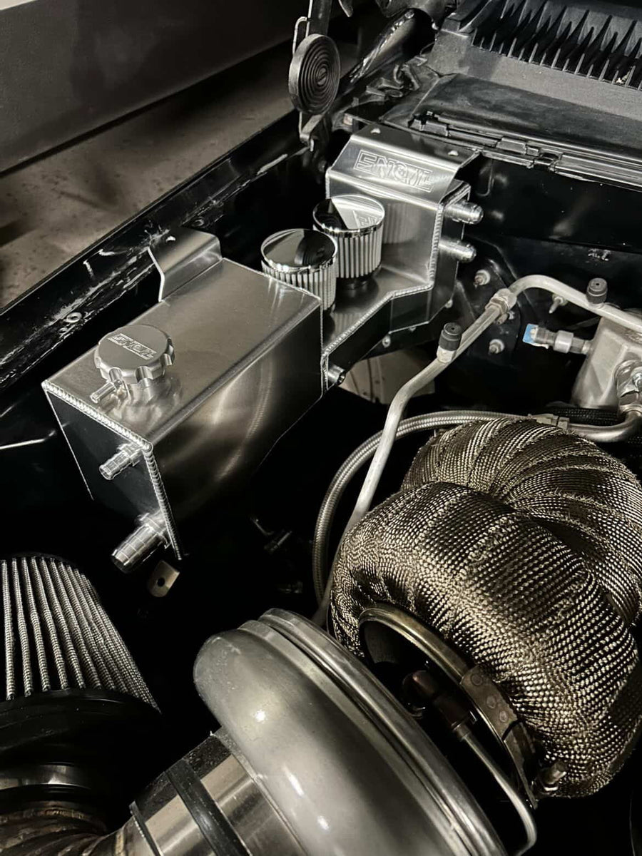 SNAILFAB SLIM COMBO CATCH CAN/EXPANSION TANK - 1999-2007 GM TRUCK ...