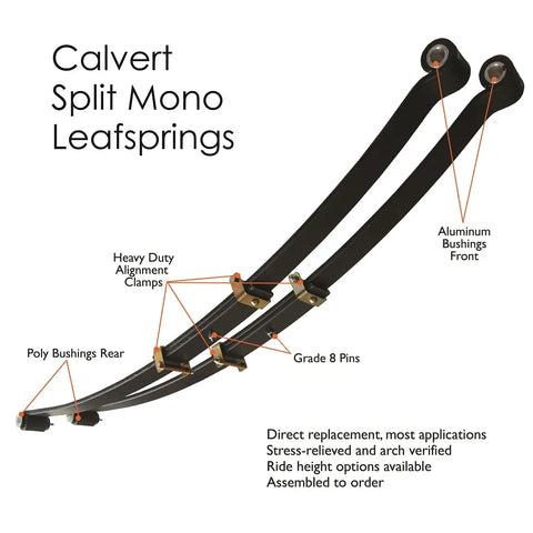 Speed Engineering Calvert Racing Split Mono Leafsprings for 1999-2018 Silverado