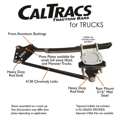 Calvert Racing CalTracs Traction Bars for 1999-2018 Silverado