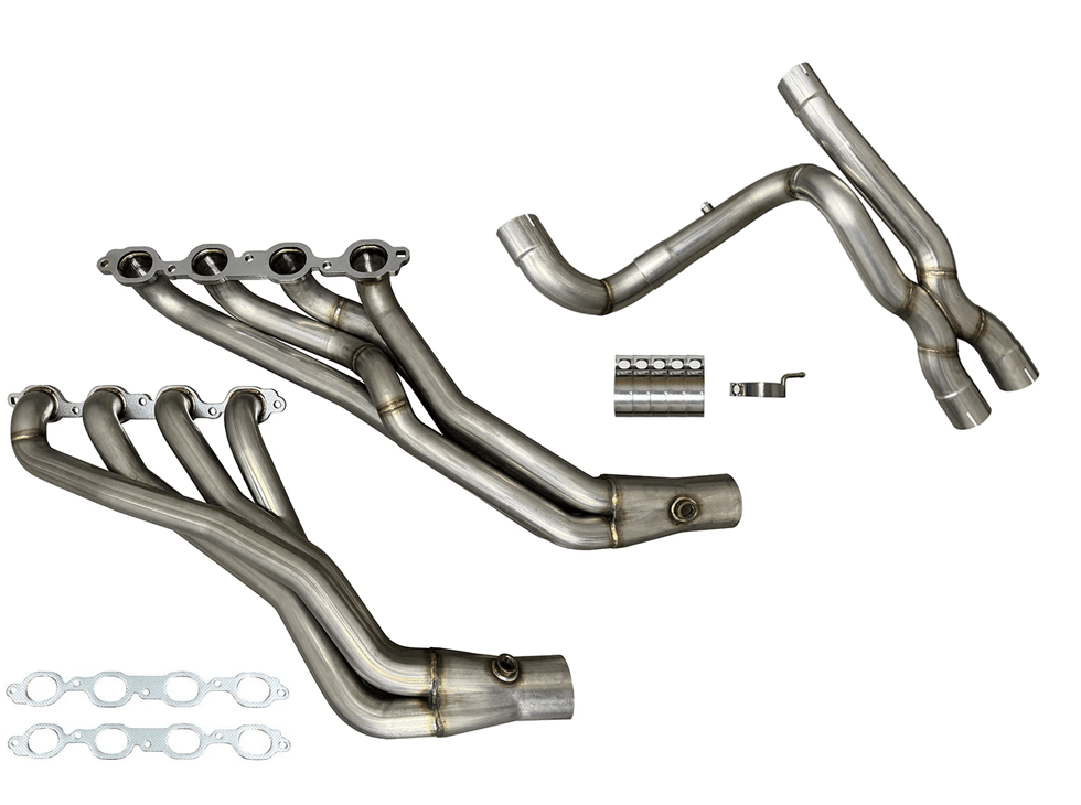 SPEED ENGINEERING LONG TUBE HEADERS & X-PIPE 2019-2024 GM TRUCK