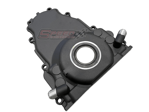 Speed Engineering Speed Engineering LS Gen 3 Front Timing Chain Cover w/ Turbo Oil Drains