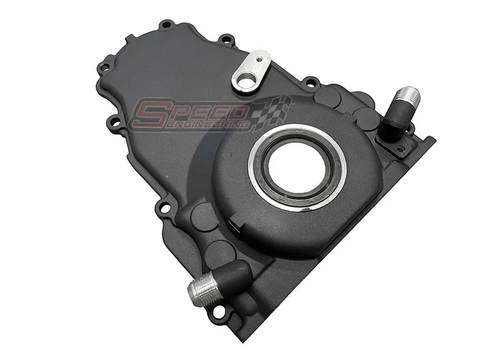 Speed Engineering Speed Engineering LS Gen 4 Front Timing Chain Cover w/ Turbo Oil Drains