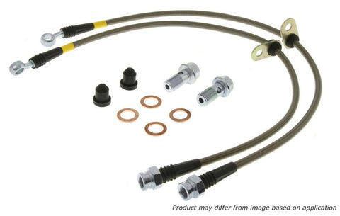 StopTech 1999-2007c GM Truck Front Braided Stainless Brake Hose Kit