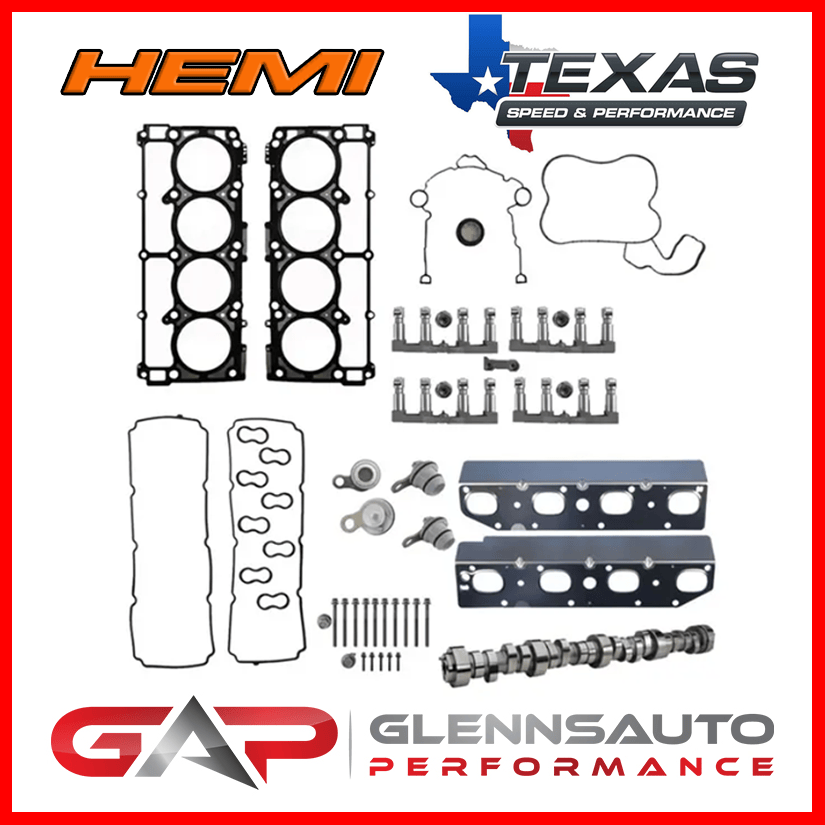 Texas Speed 09+ HEMI Complete MDS Delete Kit w/ Stock Non-MDS Camshaft