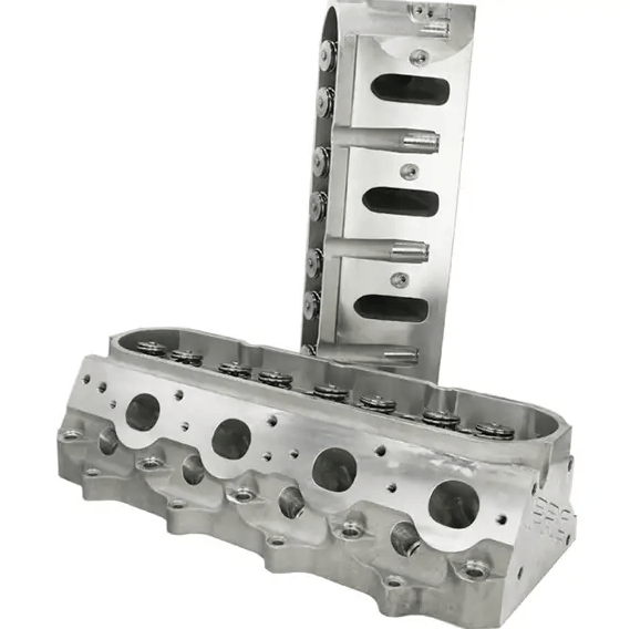 TSP PRC 237cc CNC Ported Cathedral Port Cylinder Heads PAIR - Assembled