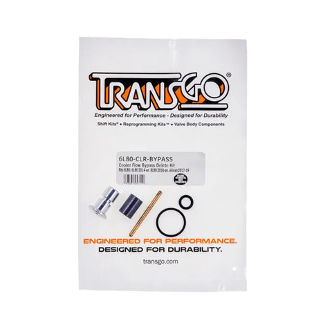 TransGo Cooler Flow Bypass Delete Kit for 6L80/6L90/8L90