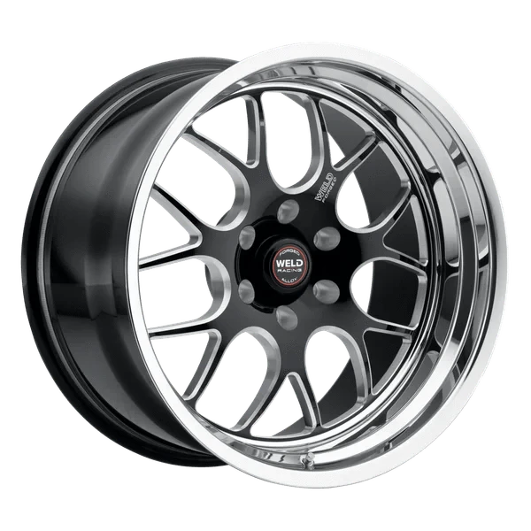 WELD Racing SM77 Forged 6-Lug Wheels for 99-14+ GM Truck (Gloss Black Milled)