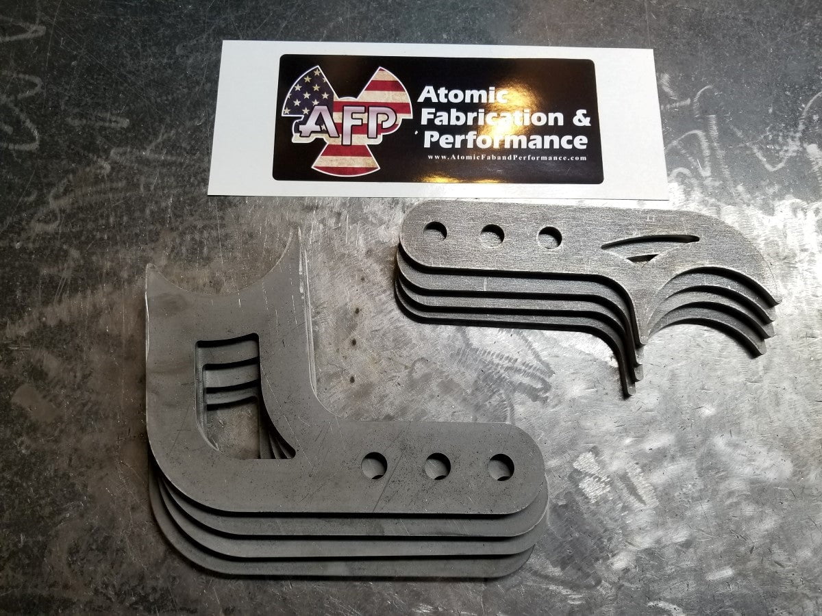 AFP Rear Shock Relocation Brackets for GMT800 (99-07c) GM Trucks ...