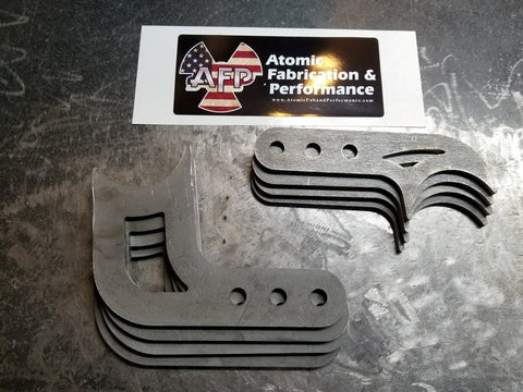 Atomic Fab AFP Rear Shock Relocation Brackets for GMT800 (99-07c) GM Trucks
