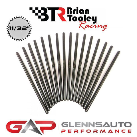 Brian Tooley Racing BTR 11/32" DIAMETER PUSHRODS (SET OF 16)