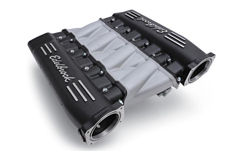 EDELBROCK LS3 CROSS RAM, WITH BLACK PLENUMS EDL71413