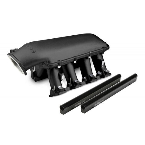 HOLLEY HI-RAM - (CATHEDRAL-92mm) BLACK 300-122BK