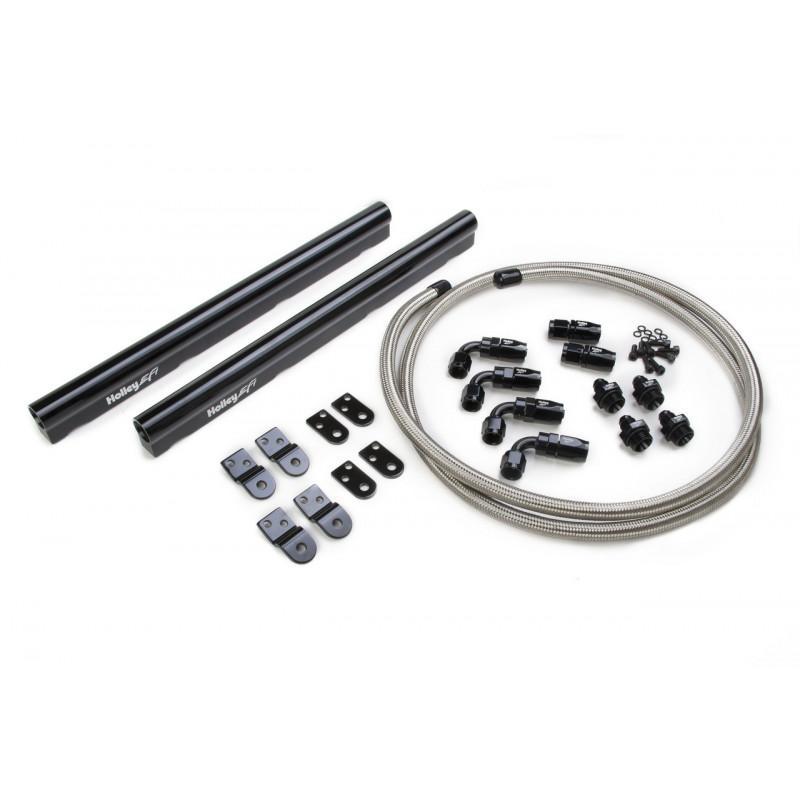 HOLLEY LS1/LS2/LS3/LS6/L99 COMPLETE BILLET FUEL RAIL KIT FOR FACTORY INTAKES