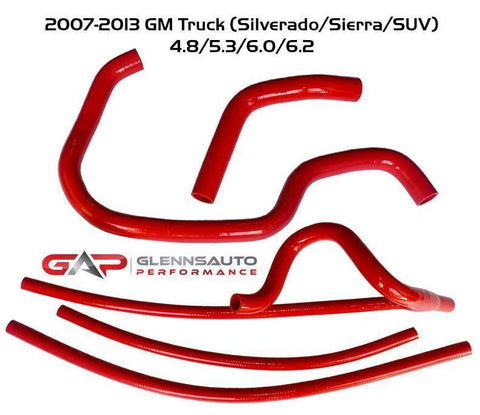 07-13 GM Truck Silicone Radiator Hose Kit 4.8/5.3/6.0/6.2