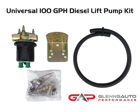Universal High Volume Diesel Lift Pump or Auxiliary Lift Pump Kit - 100GPH