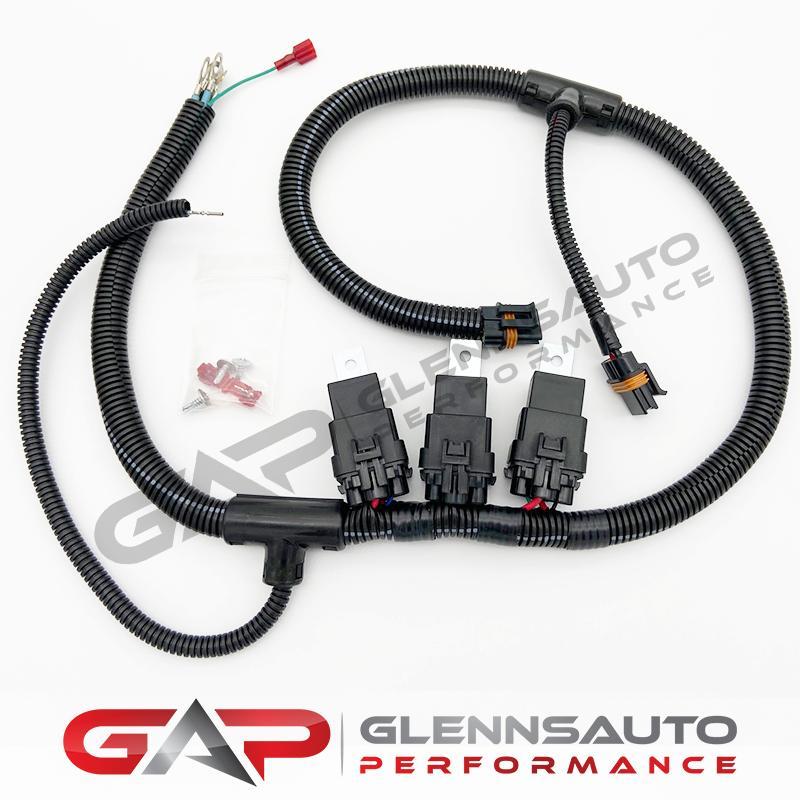 Electric Fan Pigtail Connector & Switch Harness Set For GM Chevy Truck (2005-2012) - PT2649 / 13580874