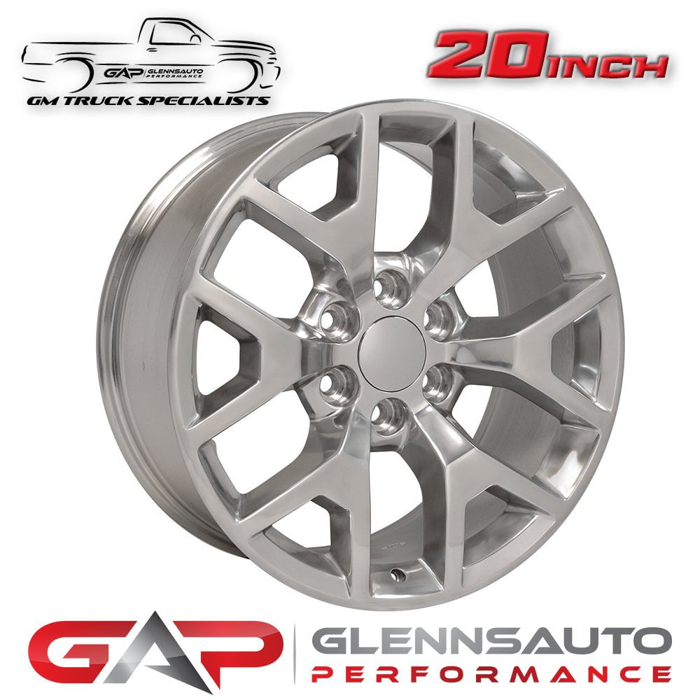 6-Lug 20x9 Polished GMC 