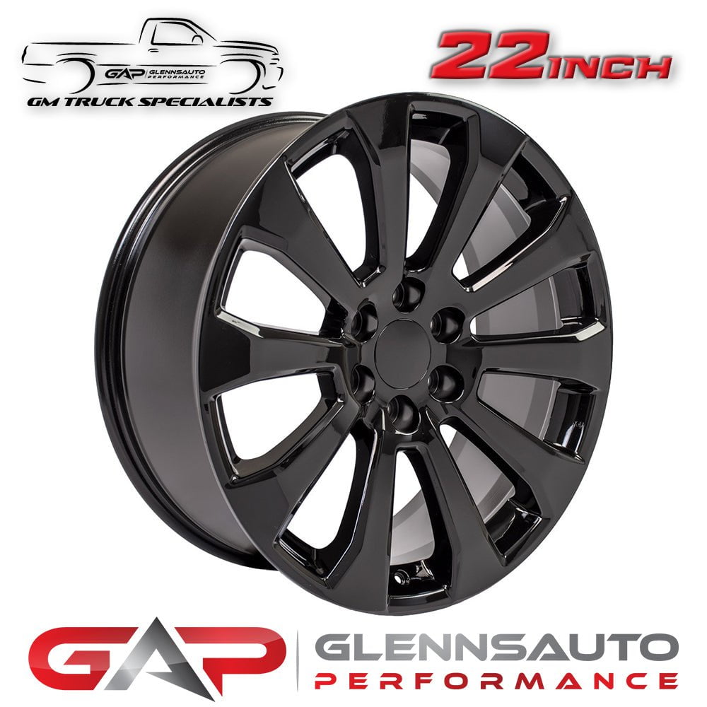 6-Lug 22x9 Gloss Black 