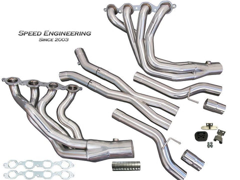 SPEED ENGINEERING LONG TUBE & X-PIPE 14+ C7 CORVETTE