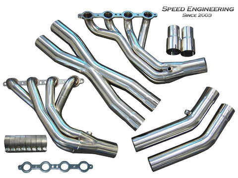Speed Engineering SPEED ENGINEERING LONG TUBE & X-PIPE 97-04 C5 CORVETTE