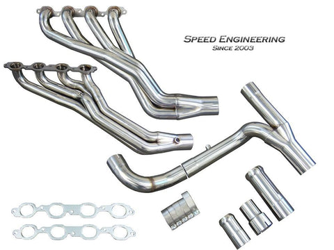 Speed Engineering SPEED ENGINEERING LONG TUBE & Y-PIPE 14+ GM TRUCK